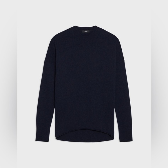 Theory Crewneck Navy Blue Sweater  (Size S) - Picture 1 of 8